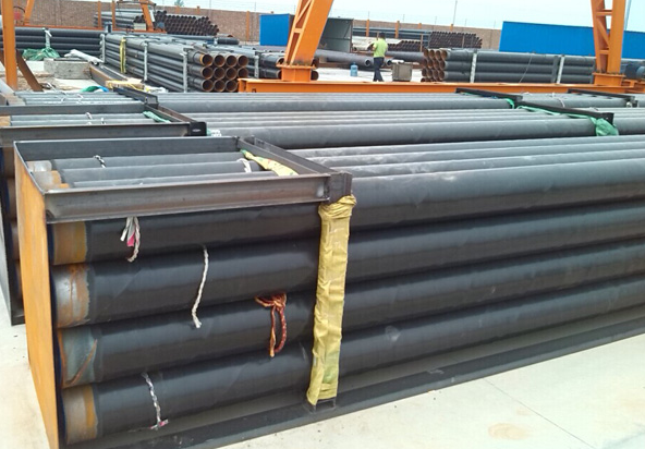 防腐螺旋鋼管堆放 防腐螺旋鋼管堆放