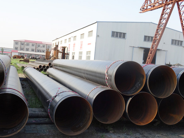 防腐螺旋鋼管堆放 防腐螺旋鋼管堆放